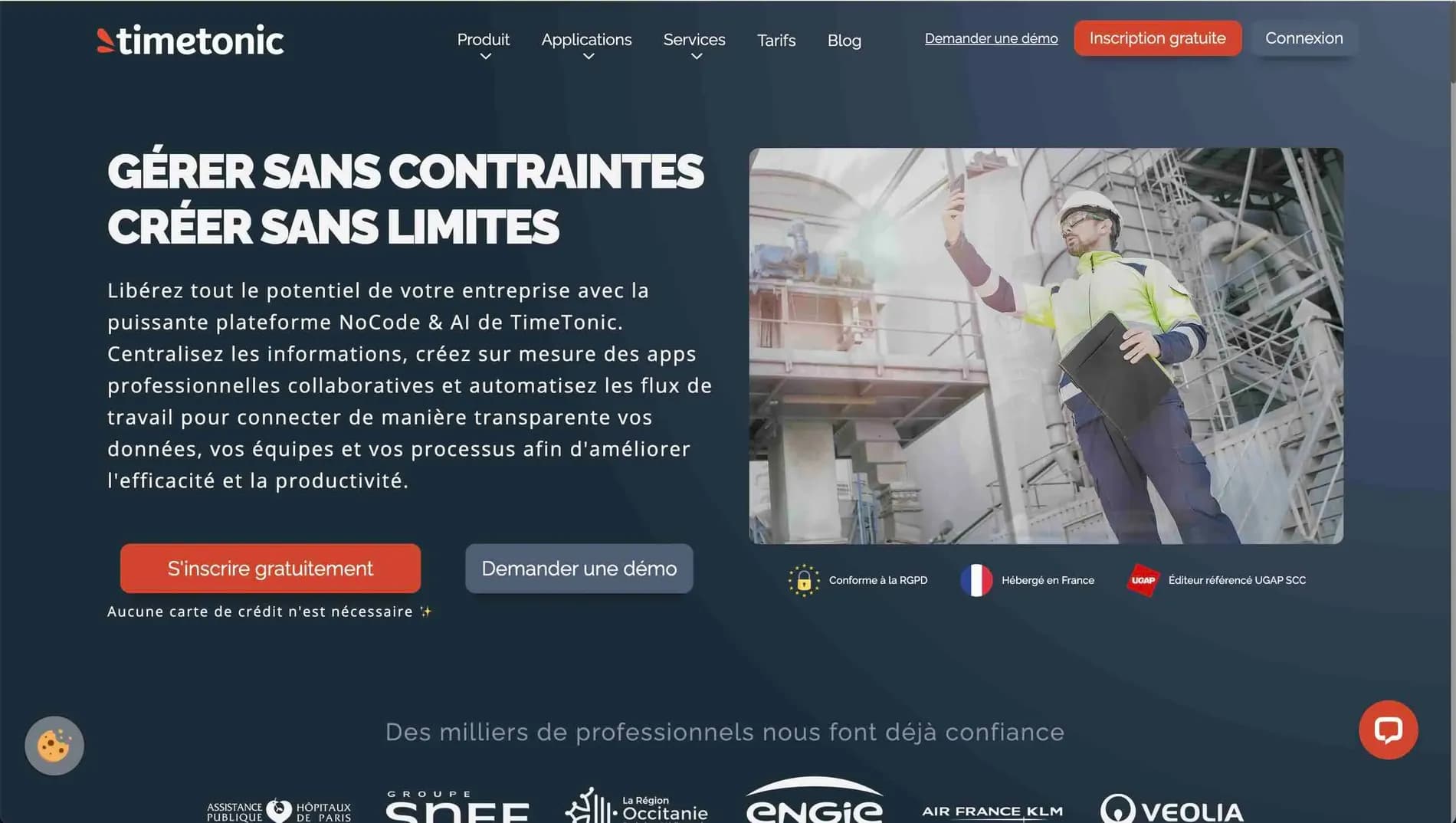 TimeTonic : Créez des outils no-code sur mesure