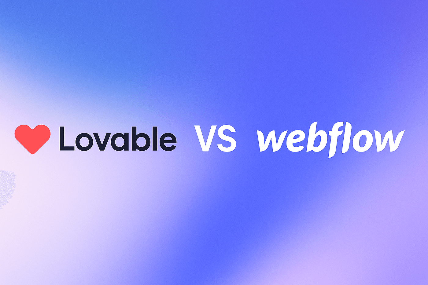 Lovable vs Webflow : différences et avantages des outils