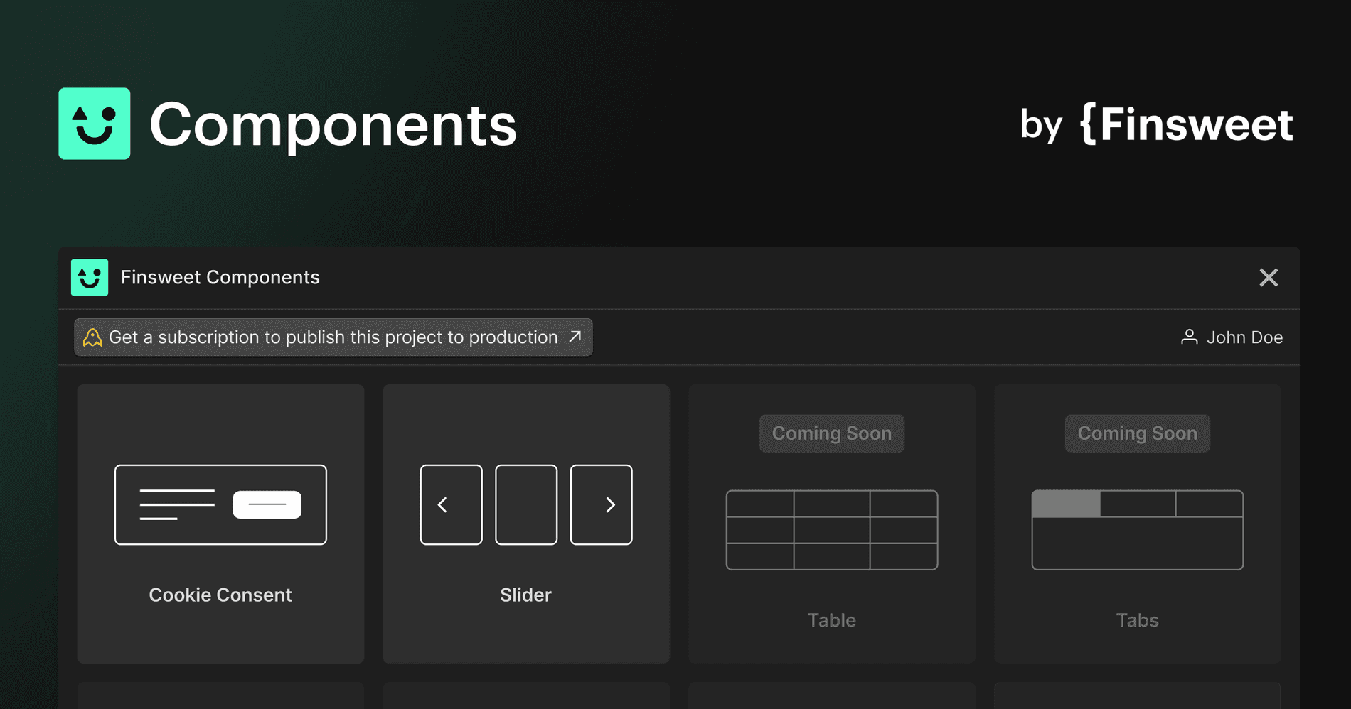 Finsweet : Attributes, Client first, Components