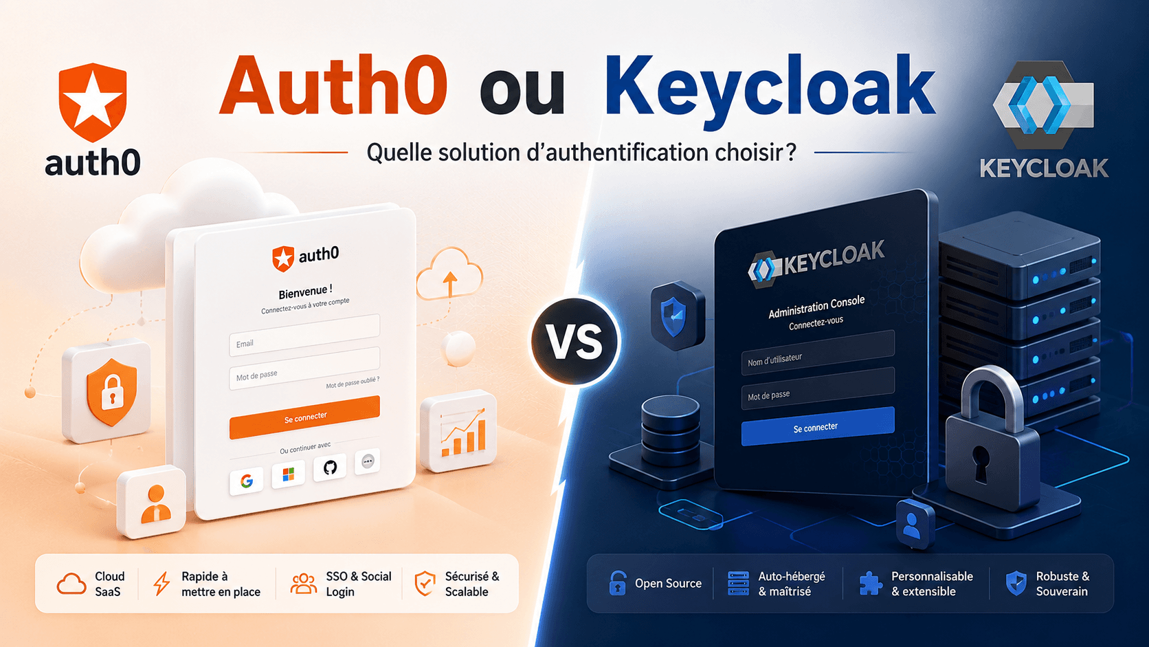Auth0 ou Keycloak