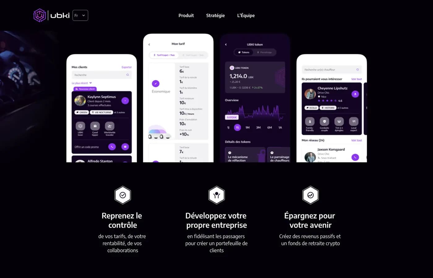 Site Ubki conçu par Scroll